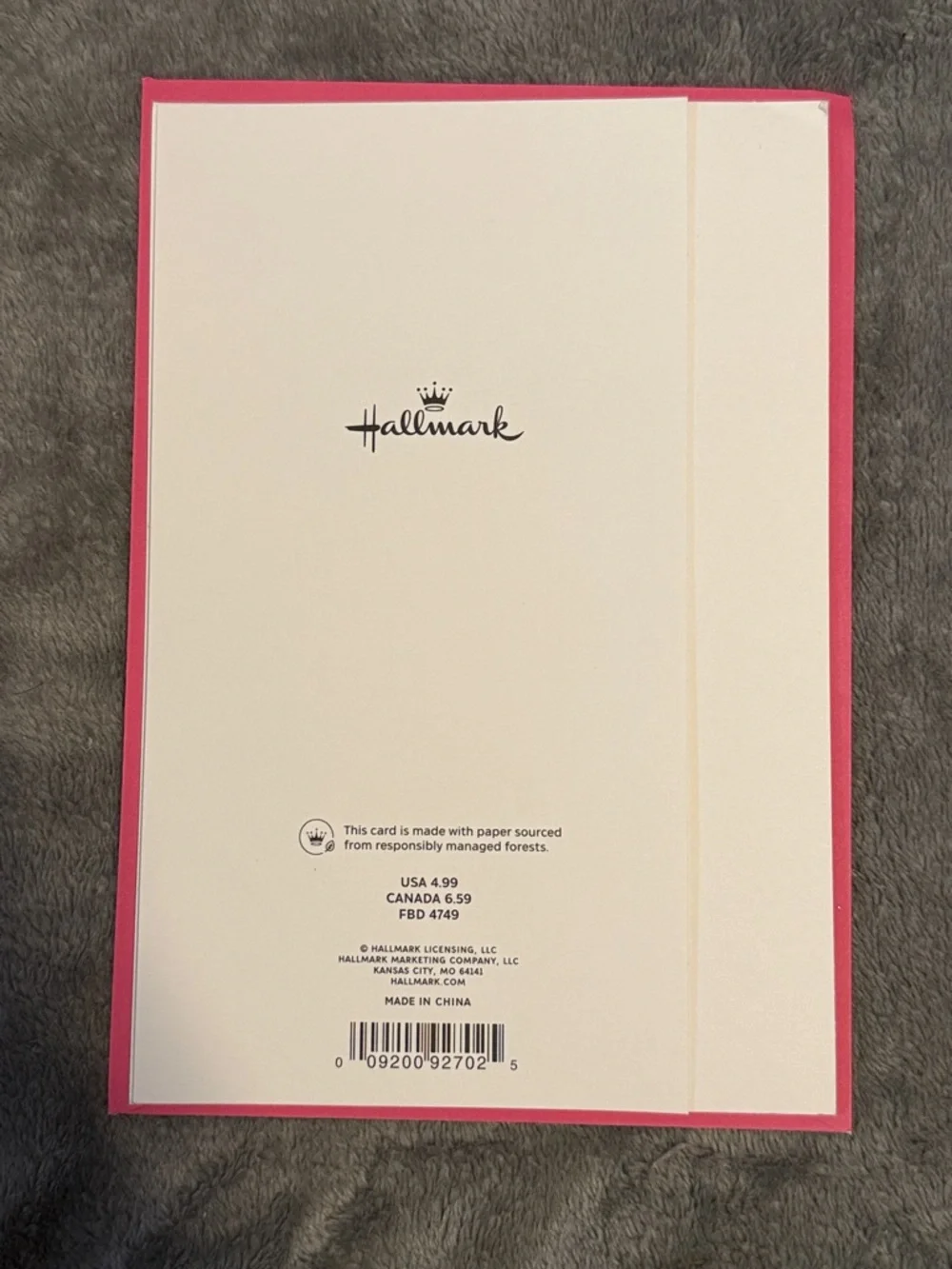 Hallmark brand new